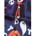 Mens Pumpkin   Skull Halloween Print Short Sleeve All Matched Shirts